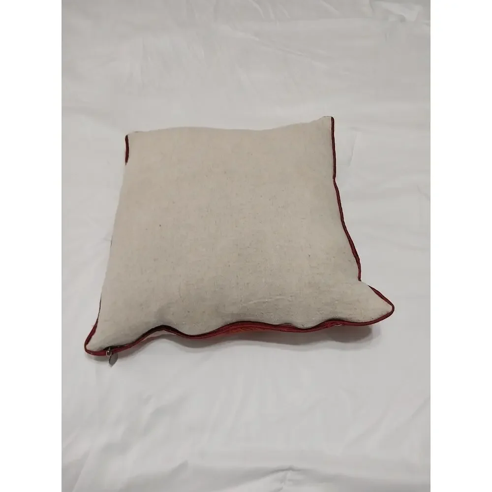 Pier One Paisley Print Throw Pillow Size 12 X 12
